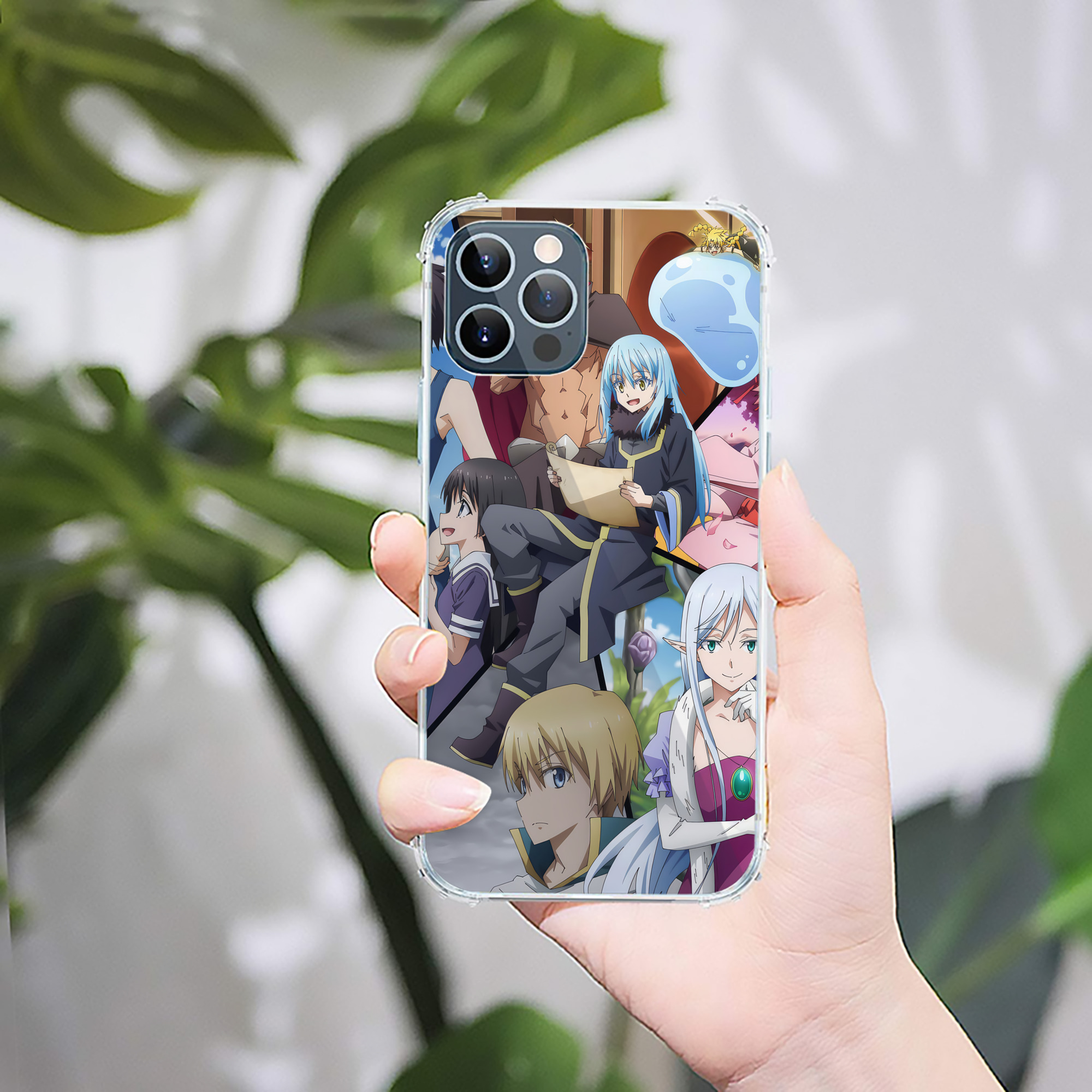 （画像用） 転スラ Regarding Reincarnated to Slime 【iPhone 12シリーズ対応】透明スマホケース（クリアソフトケース）